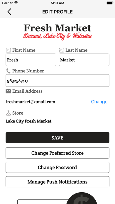 Fresh Market Rewards Screenshot
