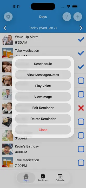 Reminder, Reminders with Voice : capture d’écran 4 sur 8