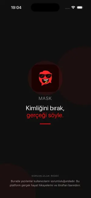 MASK - Anonim Paylaşım screenshot 1