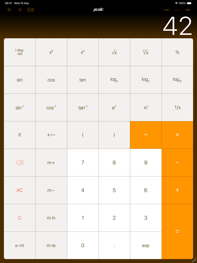 PCalc Lite Screenshot
