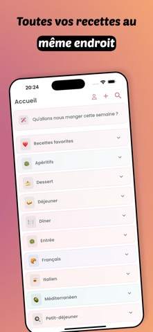 CookBooker: Recettes & Menus screenshot