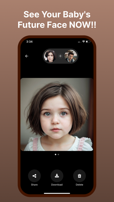 AI baby generator - FutureBaby Screenshot