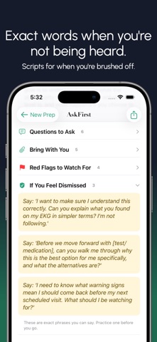 AskFirst: Appointment Prep Screenshot 4 of 8
