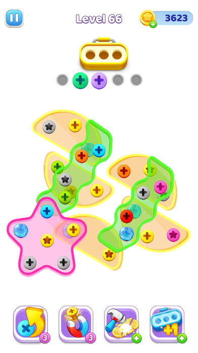 Nut Screw Jam Puzzle Screenshot