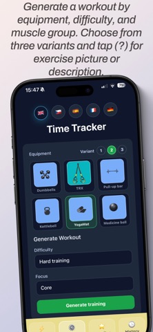 Fitness timer TABATA Screenshot 3 of 7