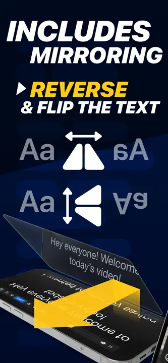 Teleprompter : capture d’écran 2 sur 7