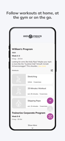 F5 Fitness iPhone screenshot