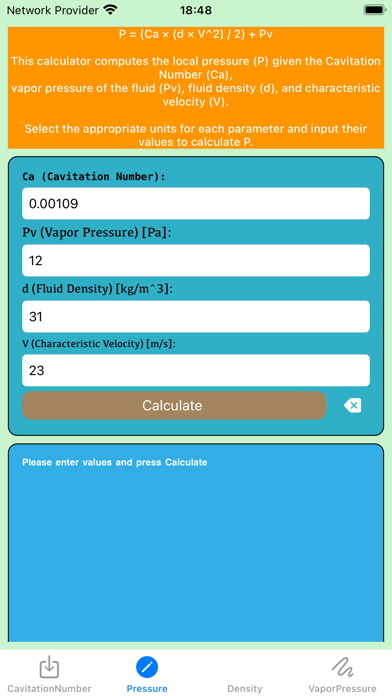 Screenshot #3 pour CavitationNumberMaster