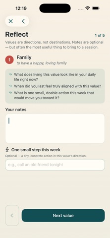 Values Card Sort Screenshot 6 of 7