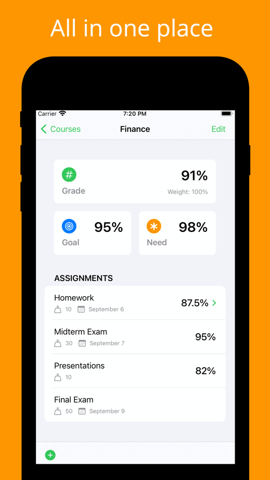 #2. Grade Control: Homework App (iOS) 来自: Kango Studios LLC