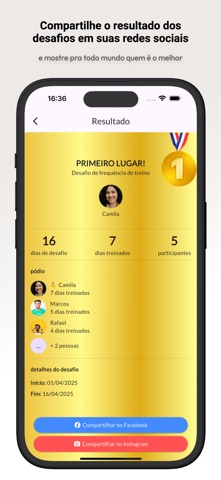 AppMaromba: Desafios Fitness screenshot