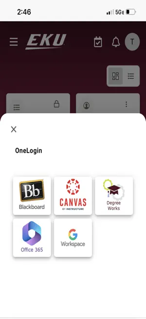 myEKU screenshot 2