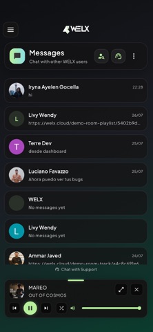 WELX iPhone screenshot
