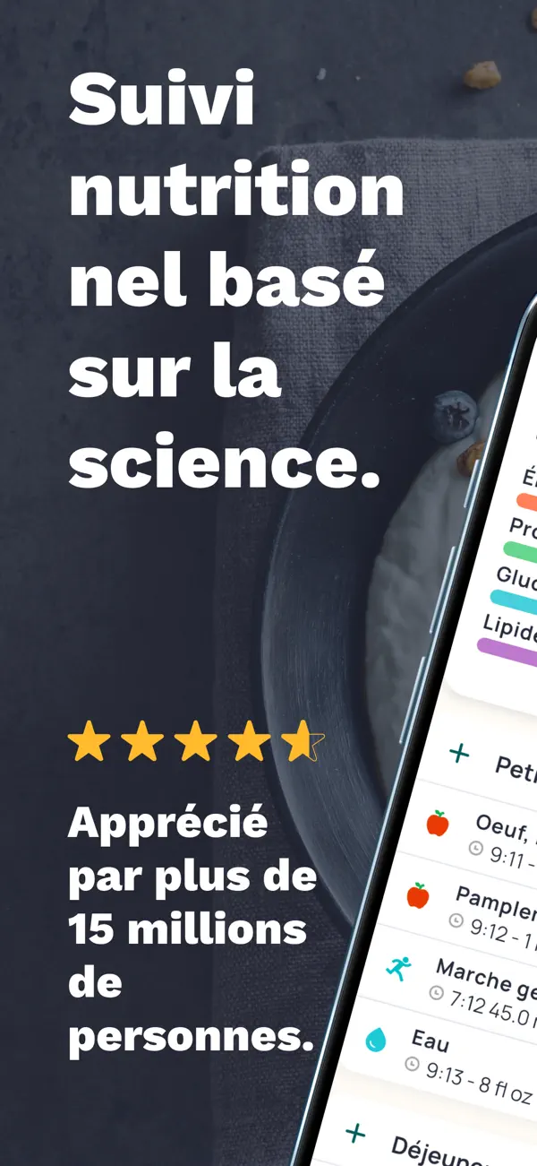 Screenshot #1 pour Cronometer: compte-calories