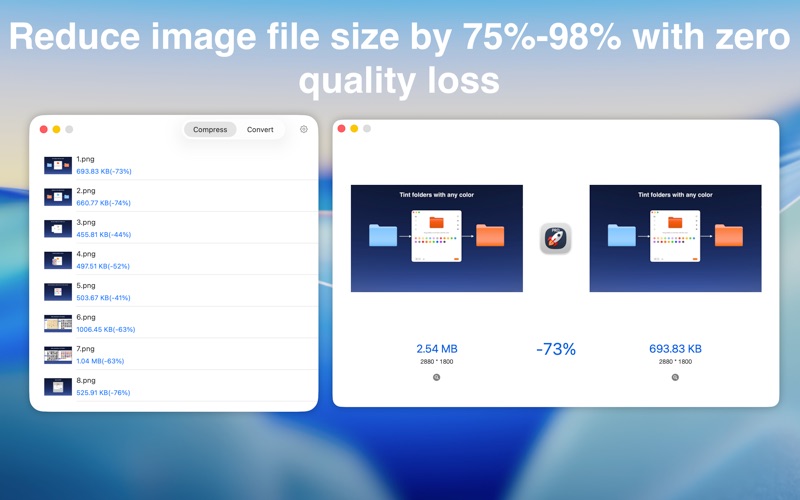 Screenshot #2 pour Image Optimizer Pro - Convert