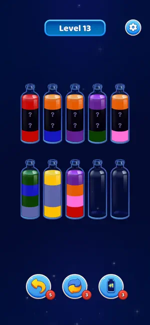 3D Colorful Sort™ Magic Water screenshot 1