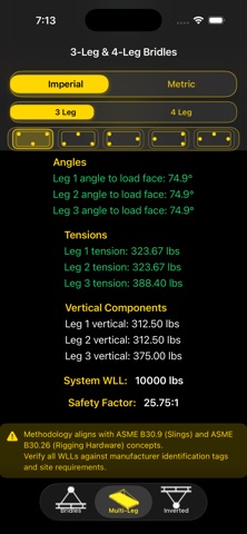 Slings & Bridles screenshot