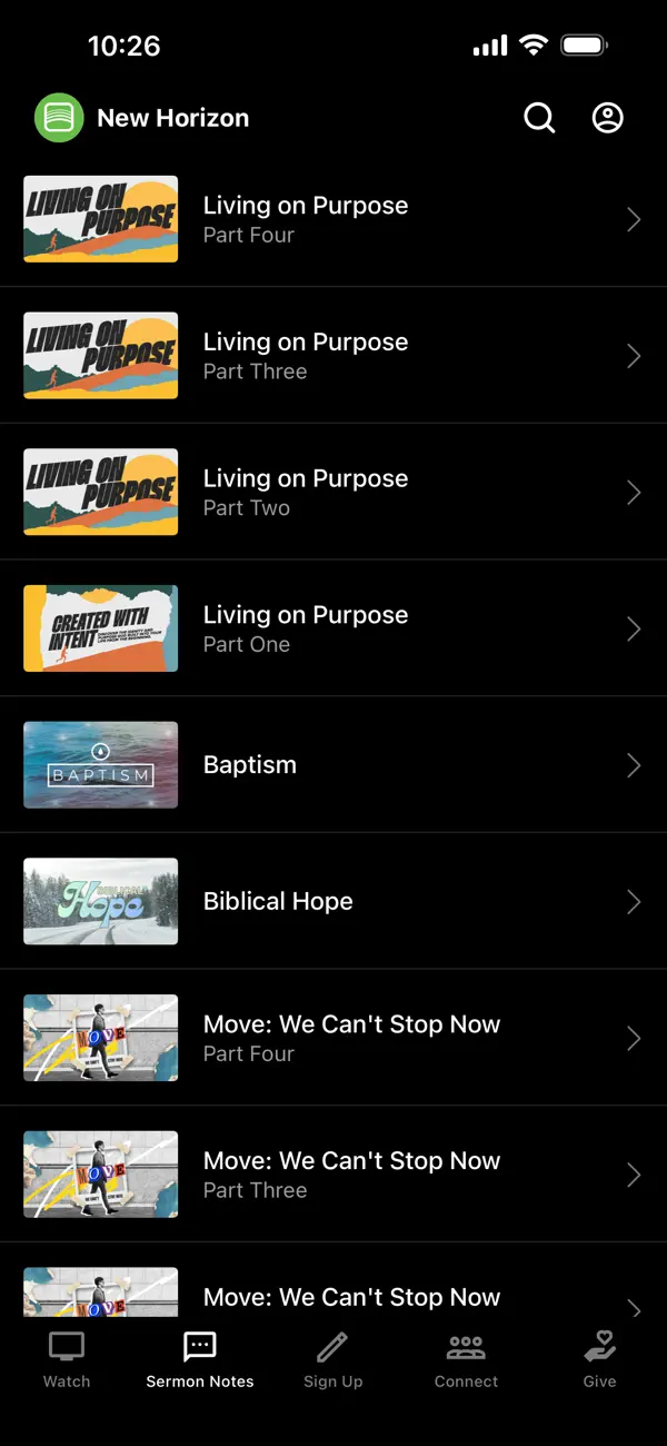 Screenshot #2 pour New Horizon Church Durham