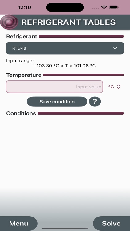 Refrigerant Tables