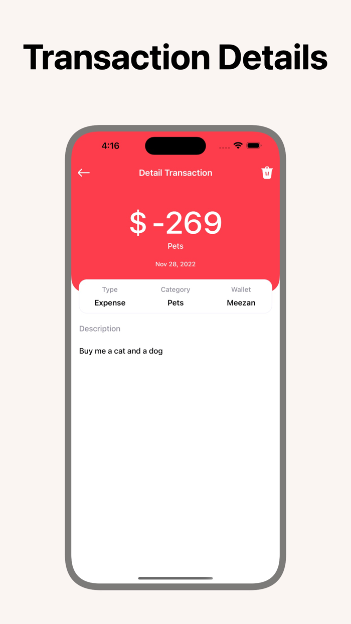 Swift Money - Expense  Budget