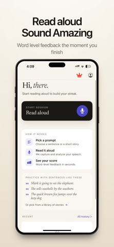PronounceLab: AI English Coach iPhone screenshot