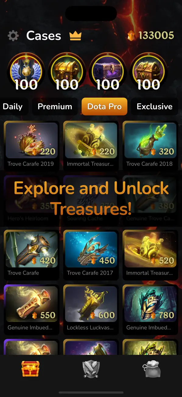 Screenshot #1 pour Cases Simulator for Dota 2