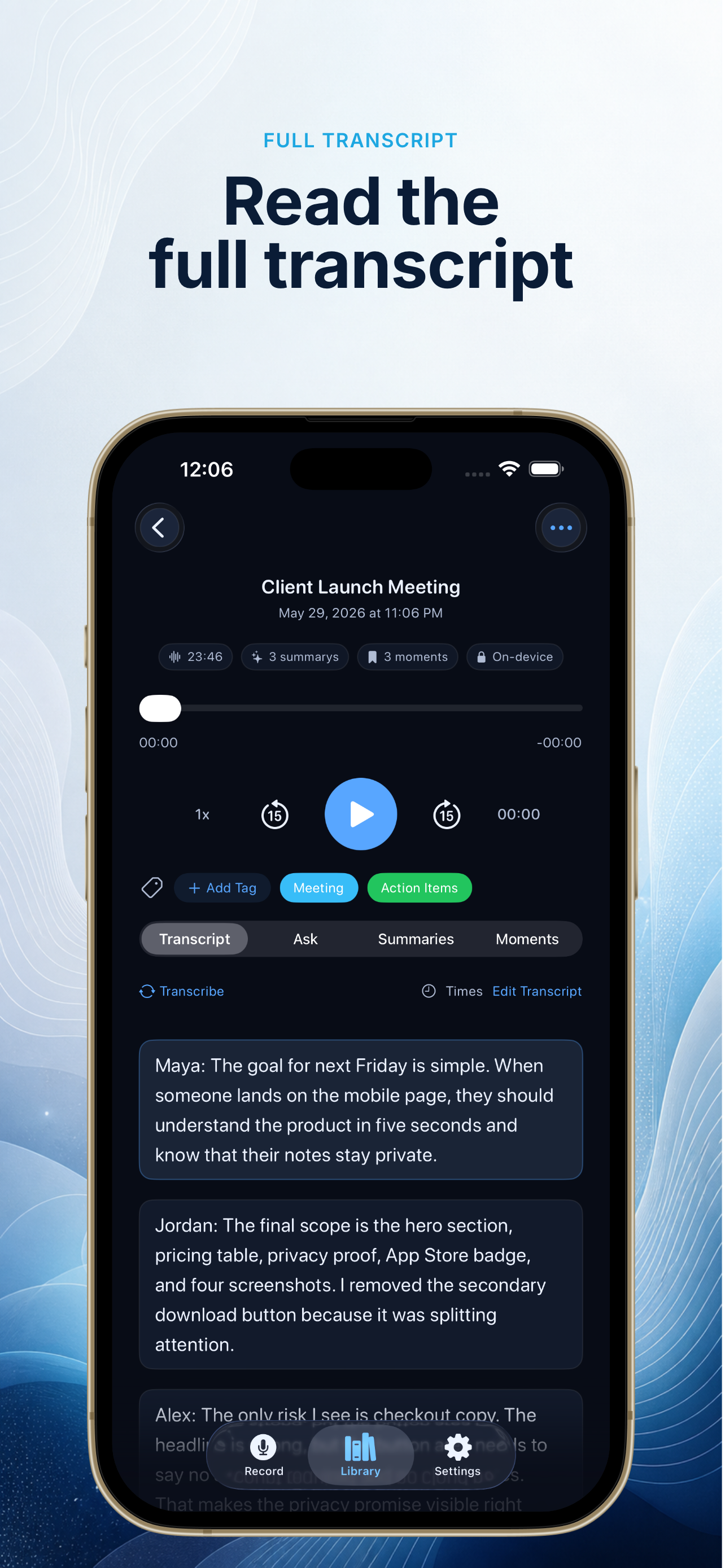 Local AI Note Taker screenshot 6