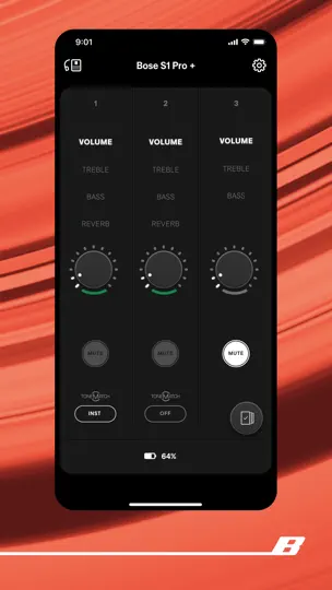 Screenshot von Bose auf dem iPhone 6