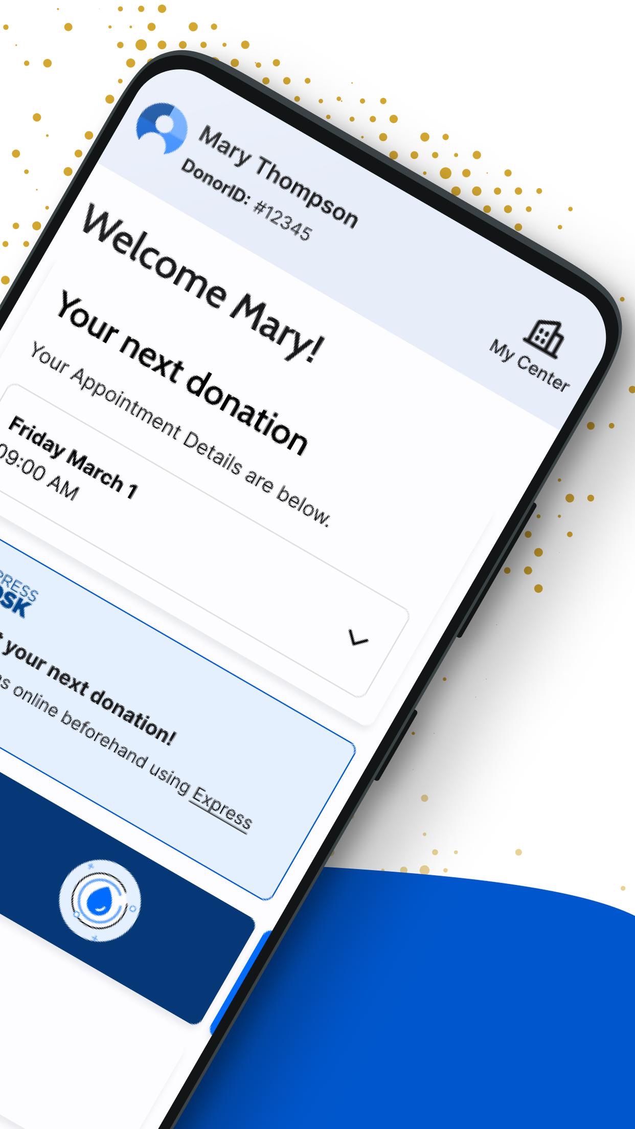 Grifols Plasma Donor Hub screenshot 2