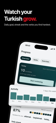 Turkish Verbs: Learn & Test Screenshot 6 of 6