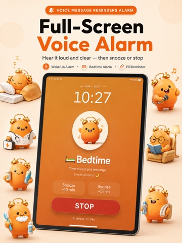 Voice Reminders Alarm Clock ipad screenshot 4
