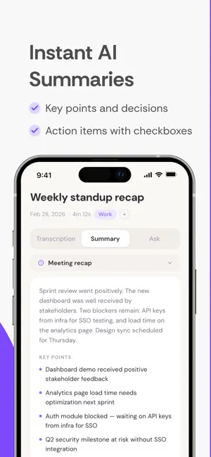 Quickmind: Voice to AI Notes screenshot 3