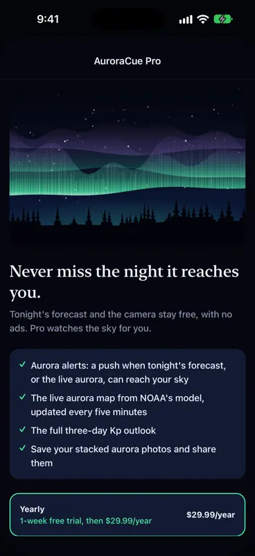 AuroraCue: Aurora Forecast screenshot 5 of 5