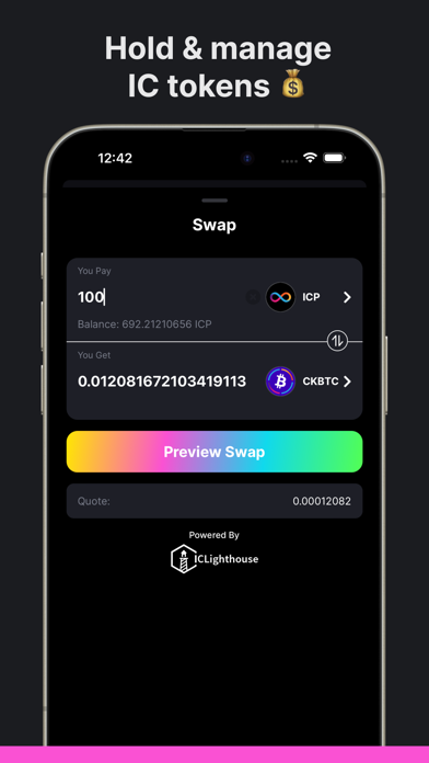 Plug - Crypto Wallet Screenshot
