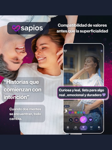 Sapios: Citas - Afinidad iPad screenshot 1