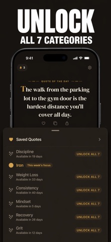 Atlas - Fitness Motivation iPhone screenshot