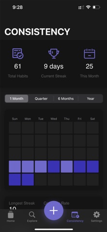 Baseline Habits screenshot