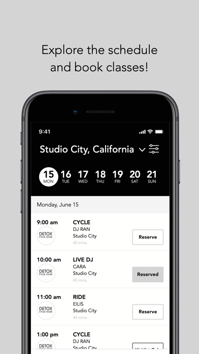 DETOX CYCLE HOUSE iPhone screenshot 3 - Health & Fitness app