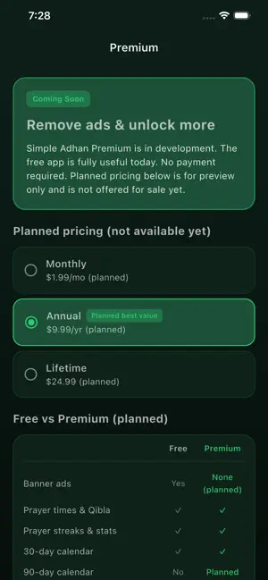 Simple Adhan screenshot 3