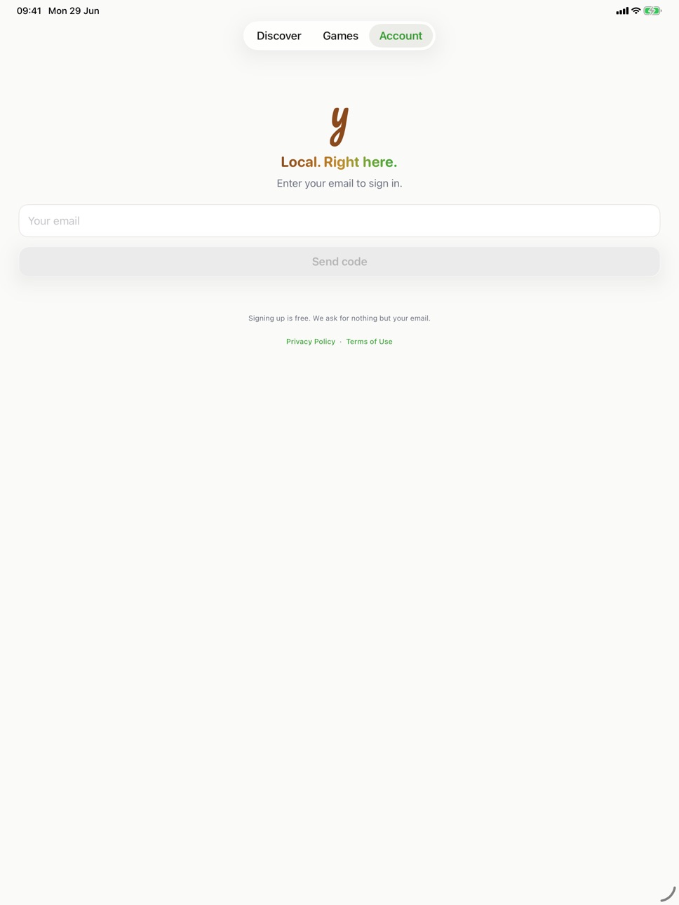 iPad screenshot