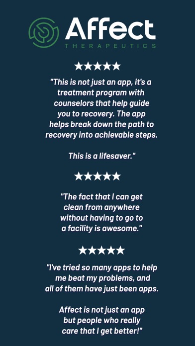 Affect: Addiction Recovery Screenshot