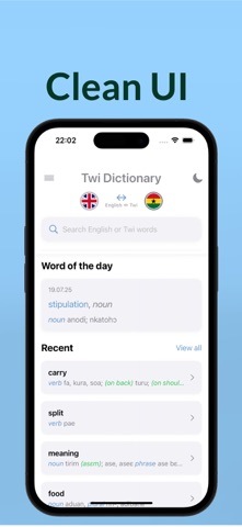 Twi Dictionary screenshot