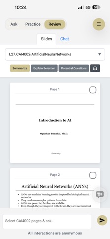 AI Course Companion Screenshot 5 of 5