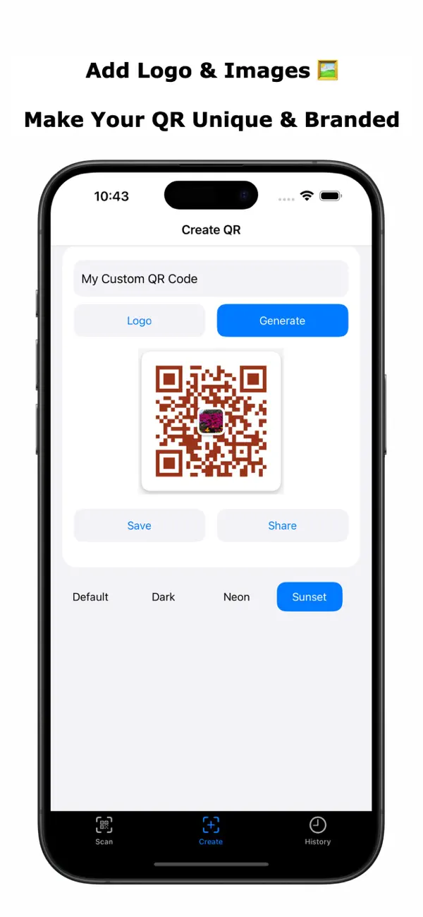 Screenshot #2 pour QR Code Reader · Easy & Simple