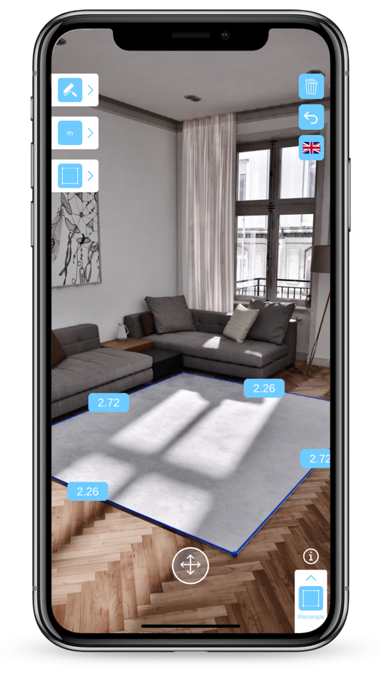 #1. AR Measure Lidar (iOS) Podle: Vladislav Tongaliuk