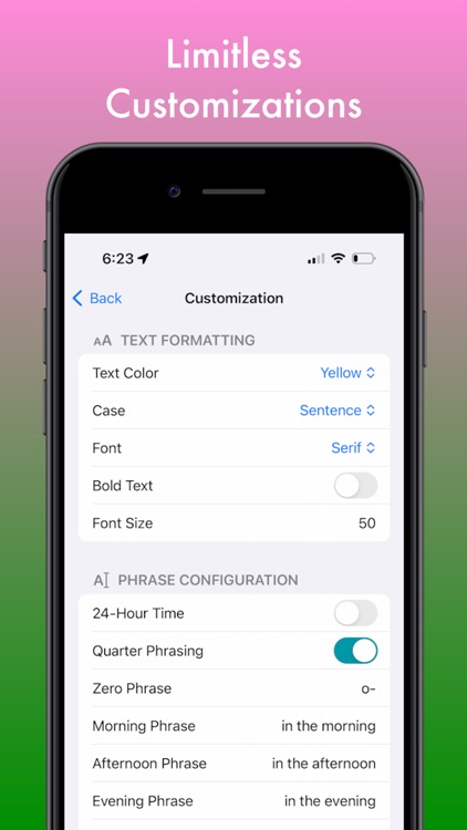 Custom Word Clock - TextTime