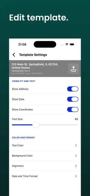 GPS Map Camera - Date and Time screenshot 4