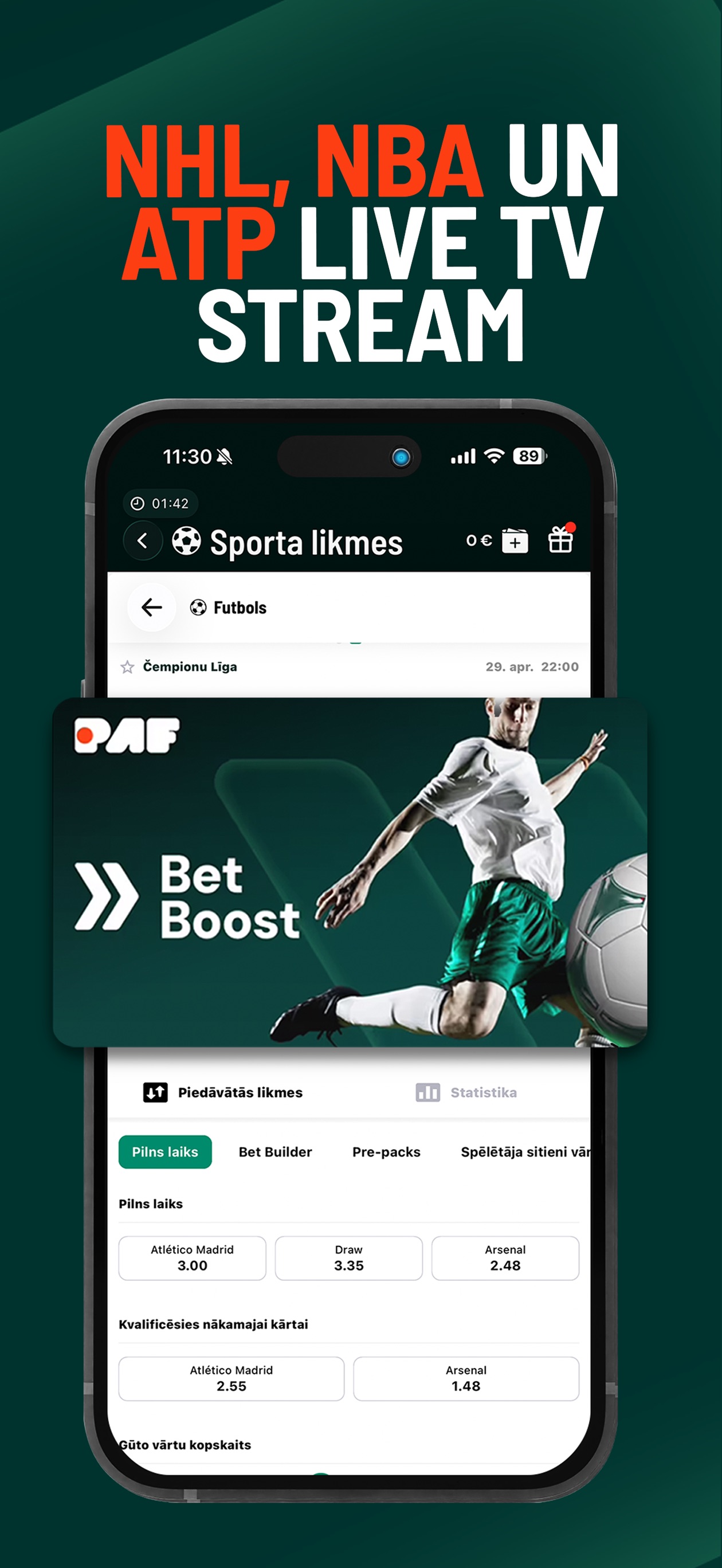 Screenshot 5 of pafbet.lv