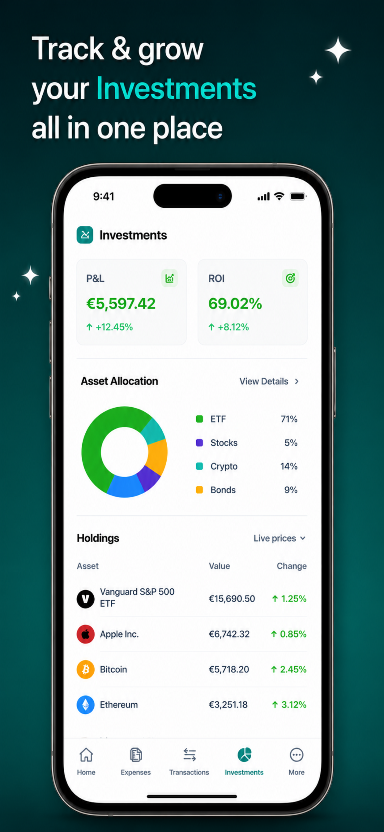 FinSynca – AI Finance & Budget screenshot 3
