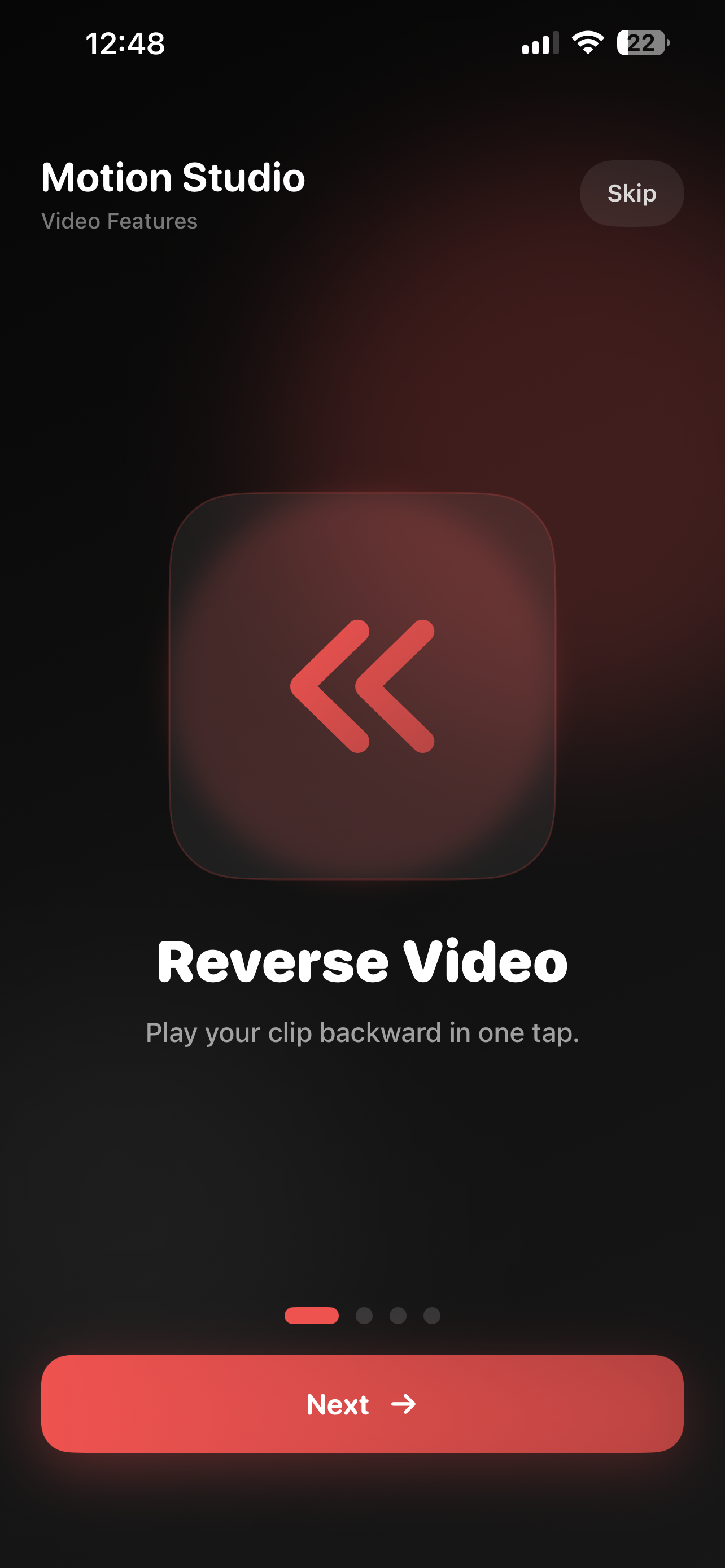 Reverse Video: Slow Motion